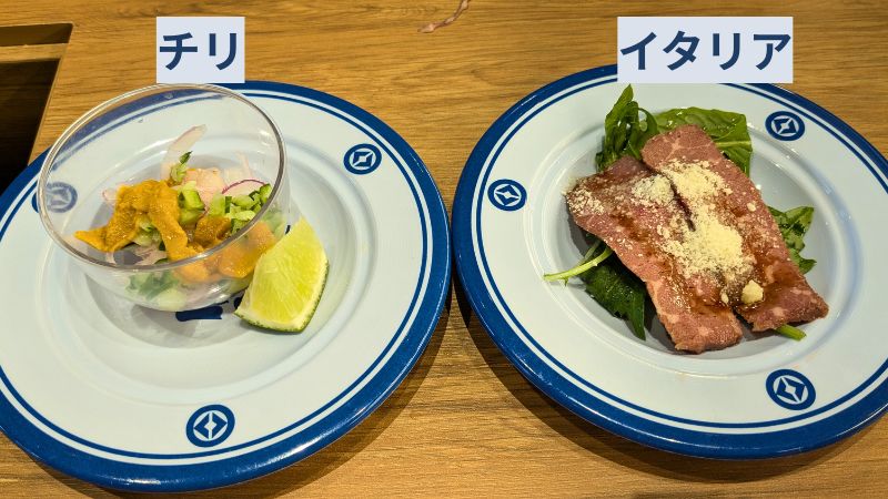 万博くら寿司世界の一皿
