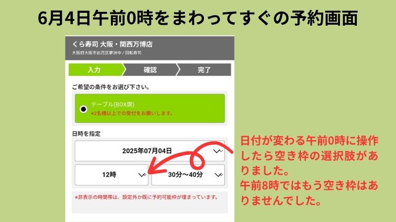 EPARKアプリくら寿司予約