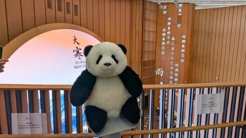 中国館展示
月面表土のサンプル
